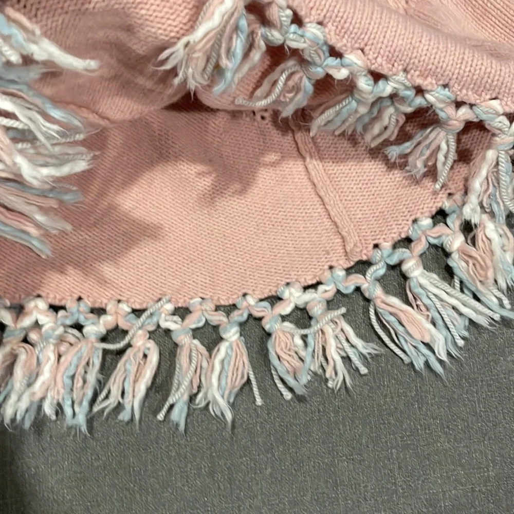 Organically Grown Kids Pink Poncho